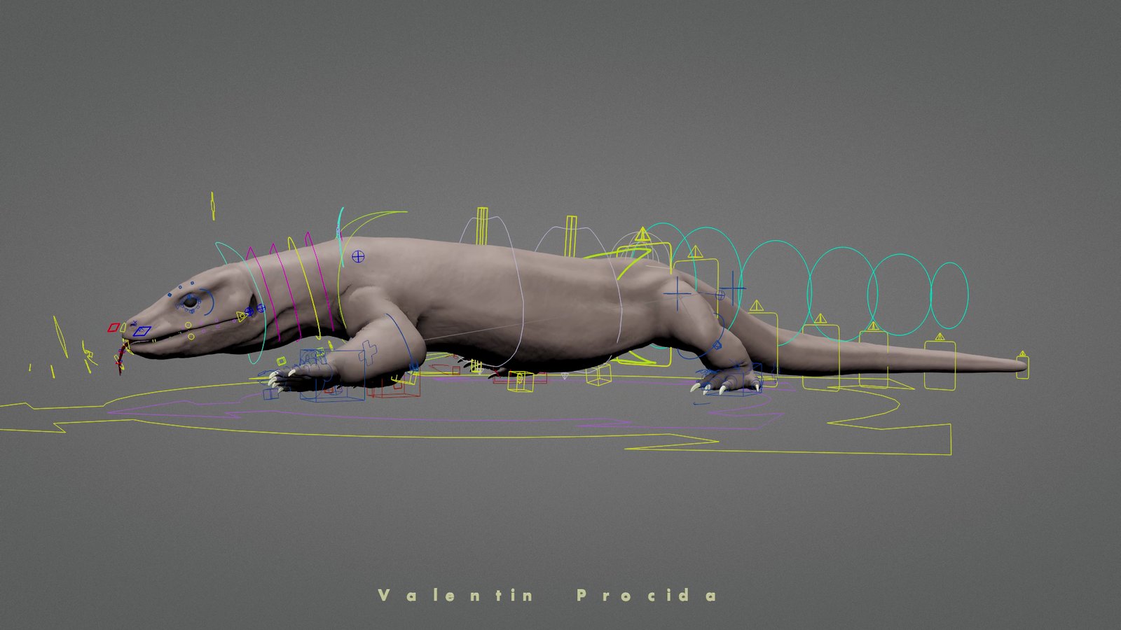 Komodo Dragon rig with controls