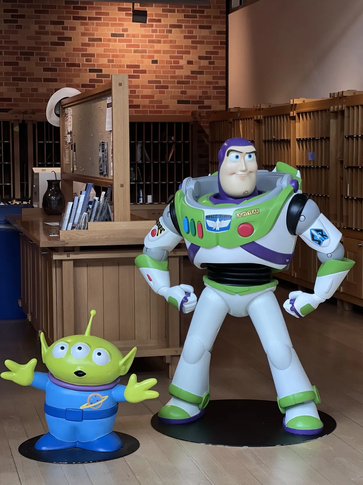 Buzz Lightyear and a Little Green Man from Toy Story