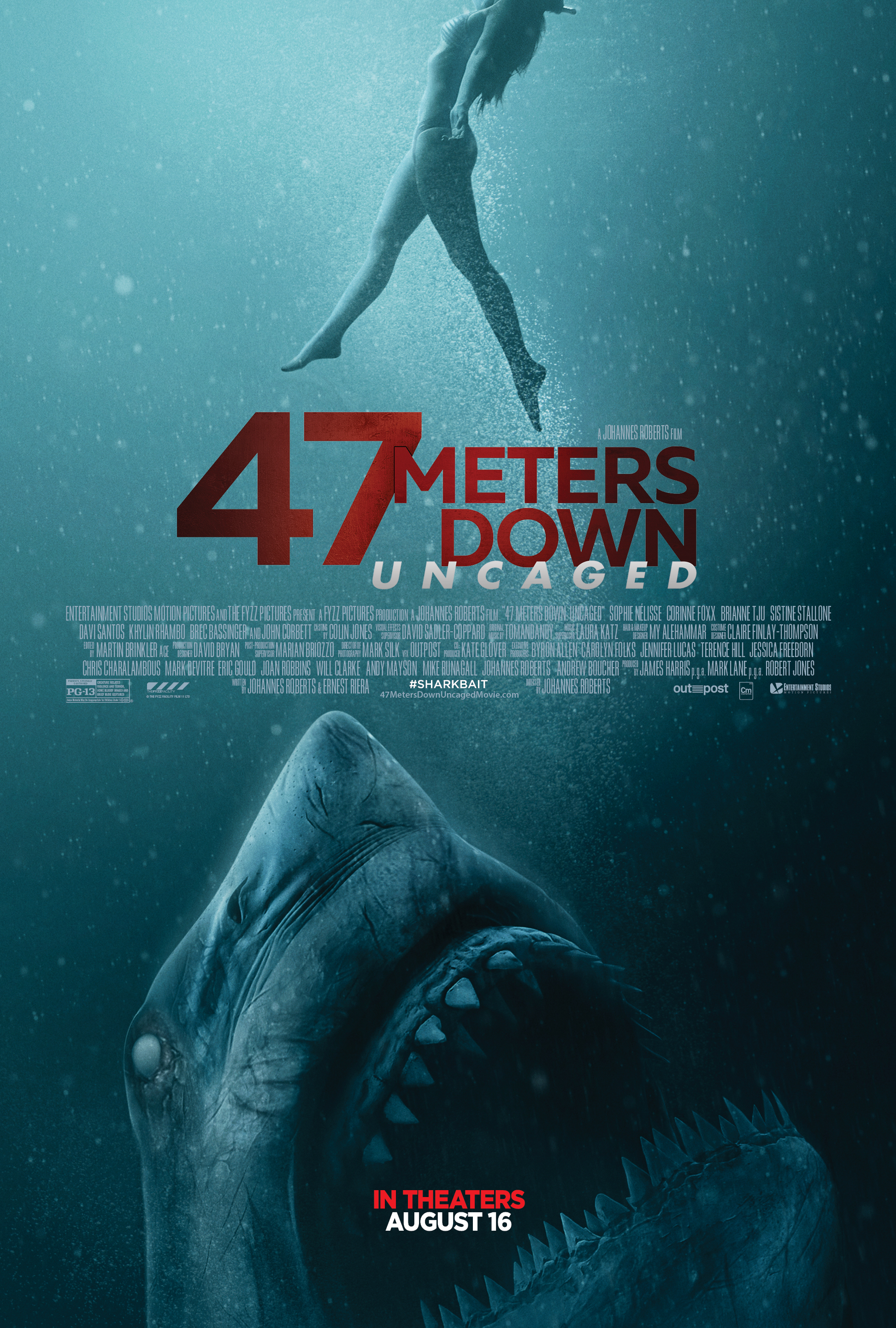 47 Meters Down: Uncaged poster